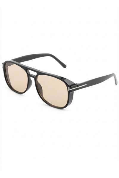 Ticarto Men's Brown Glass Sunglasses Tctga002503G0308