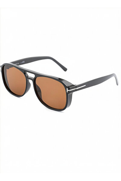 Ticarto Men's Brown Sunglasses Tctga002502G0307