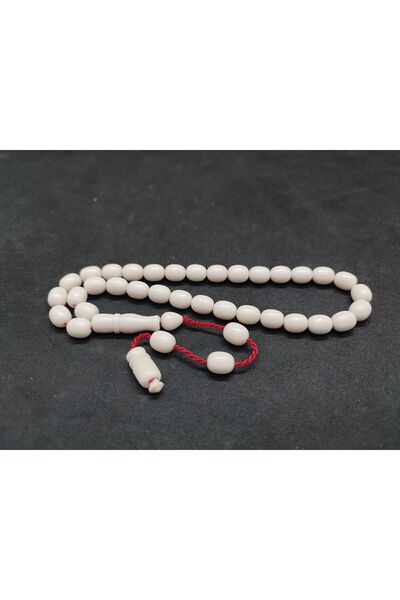 İskeçe Tesbih Şükrü Baba Usta Eseri Bilek Boy Kanayan Bağa Sertifikalı No 3983