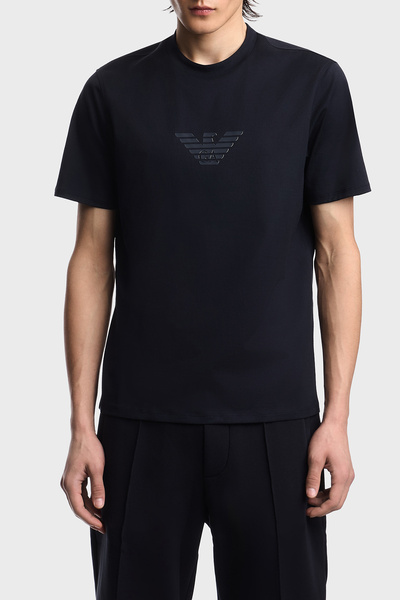 Emporio Armani Logolu % 100 Pamuk Regular Fit Bisiklet Yaka T Shirt Erkek T S...