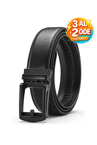 MIPEK Erkek Otomatik Tokalı Raylı Deliksiz Kemer