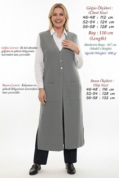 Elvin Knitwear Large Size Steel Knit Winter Women's Corded Fabric Thick Mothe...