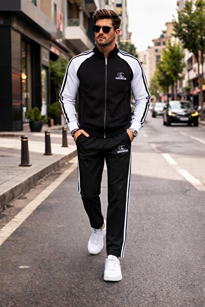 grand coco Set de trening pentru bărbați, din țesătură pieptănată cu 2 fire, ...