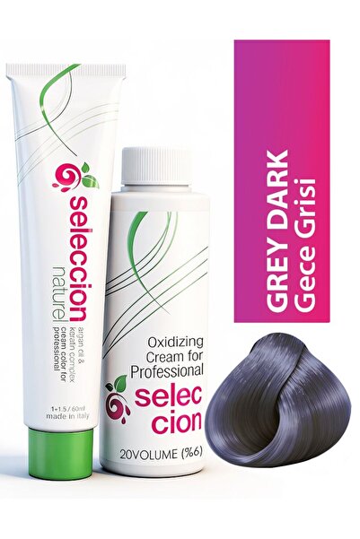 Seleccion Naturel Color 60 ml Grey Dark Gece Grisi