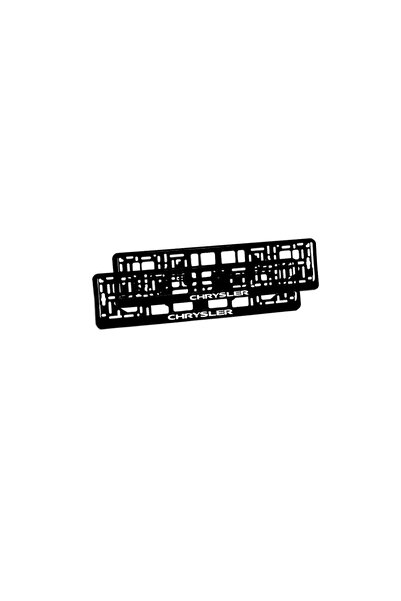 OEM Set 2 suporturi numar inmatriculare personalizat-Chrysler