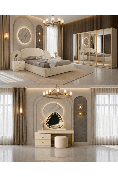 inegölmobilyası Aura Yatak Odası Takımı %100 MDF