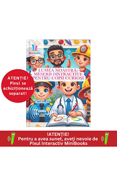 minibooks Carte interactiva cu sunete - Lumea Noastă - Meserii Distractive pe...