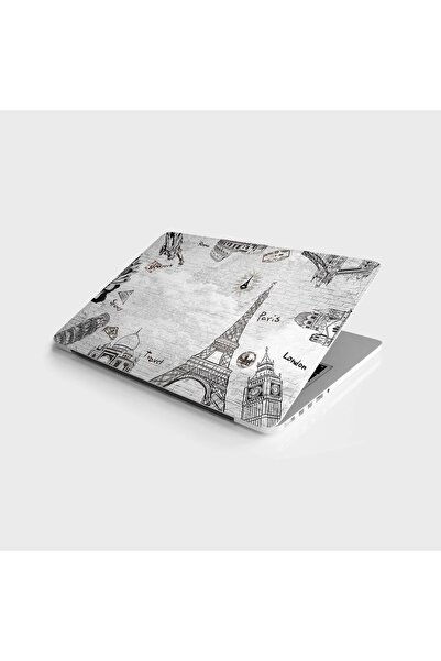 StickerArt Laptop Sticker Bilgisayar Notebook Pc Kaplama Etiketi Dünyanın Sim...
