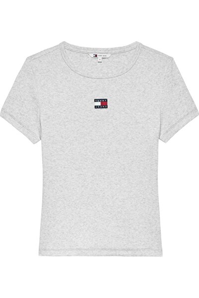 Tommy Hilfiger Γυναικείο μπλουζάκι με λογότυπο μάρκας και λαιμόκοψη ποδηλάτου...