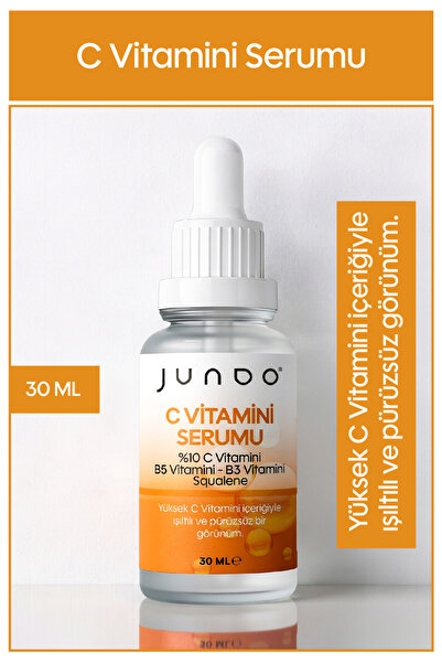 JUNDO Aydınlatıcı Ve Cilt Ton Eşitleyici C Vitamin Serum
