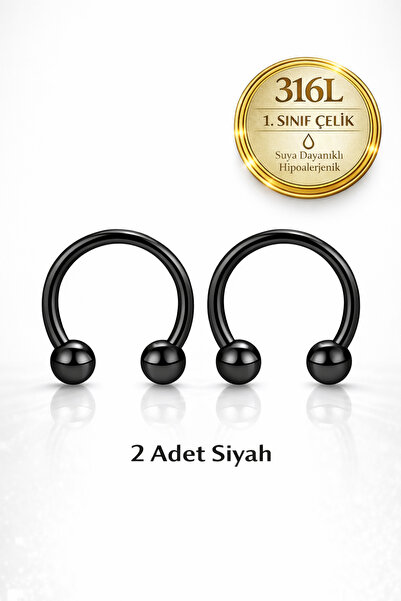 Sacce Scarves&Accessories Paslanmaz Çelik Helix Piercing Tragus Kıkırdak Lob ...