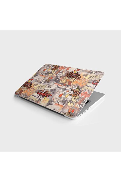 StickerArt Laptop Sticker Bilgisayar Notebook Pc Kaplama Etiketi Crazy Graffiti