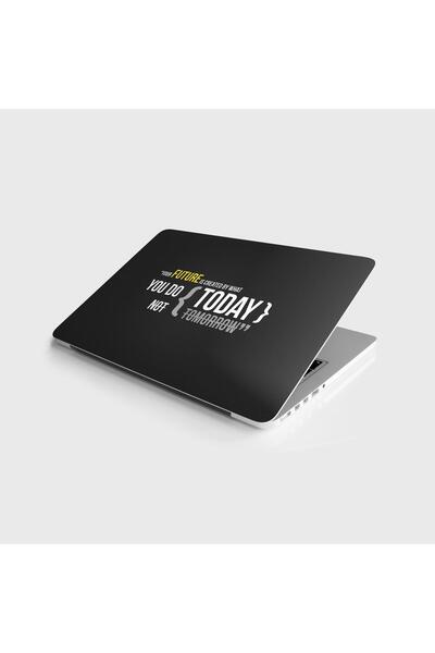StickerArt Laptop Sticker Notebook Pc Kaplama Etiketi Bugün Yap