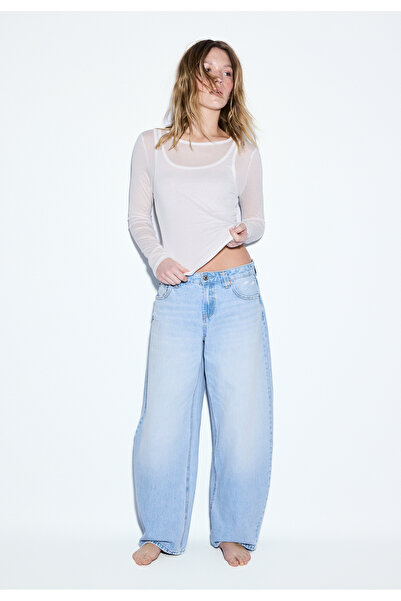 Stradivarius D80 Barrel Fit Jean