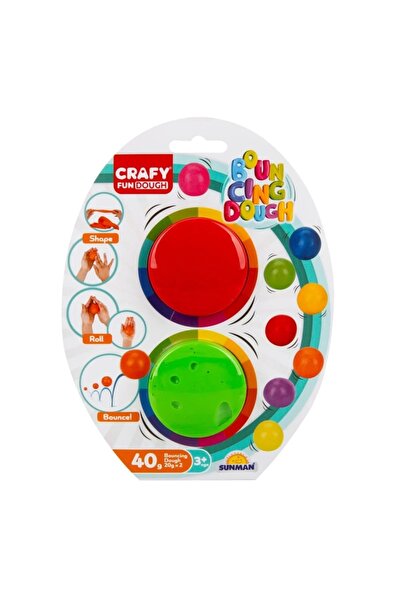 Noriel Crafy plasticine set2 colorsRed and Green40 g