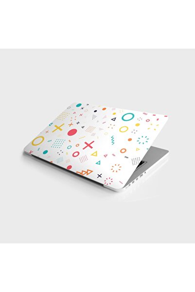 StickerArt Laptop Sticker Bilgisayar Notebook Pc Kaplama Etiketi Geometrik Çizim