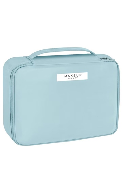 Avaleea Travel Bagfor Cosmetics and ToiletriesWaterproof Material2 in 1Makeup...