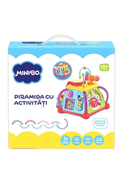 Noriel Jucărie interactivă pentru copii Piramidă cu activități Minibo