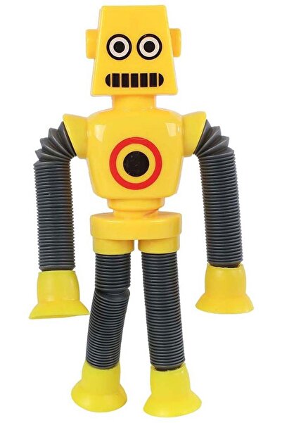Van Manen Robot telescopic cu ventuze Jucărie interactivă pentru copii Galben