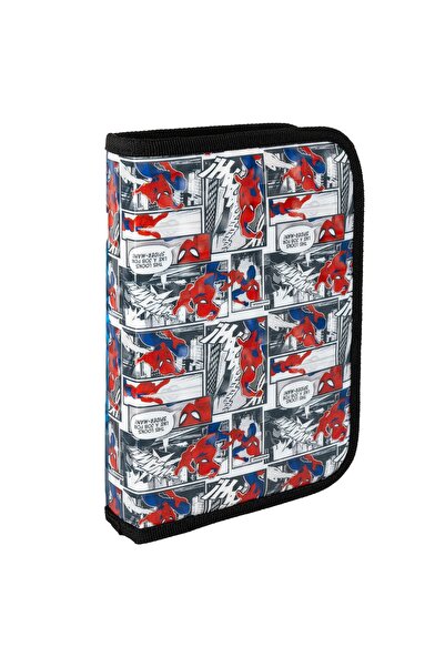 OEM School textile pencil case1 compartmentSpider-ManBlack20 cm