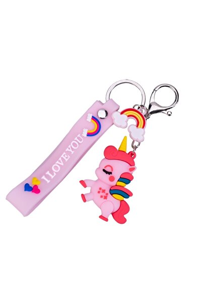 Van Manen Unicorn Keychain Pink