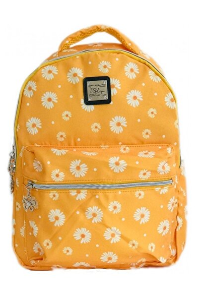 Mesco Unique fashion Backpack Yellow3 compartments42 x 30 x 14 cm