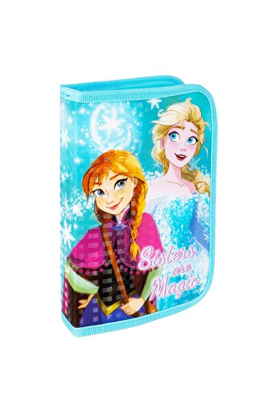 OEM Textile pencil case1 zipper and 2 flapsFrozen 221 x 14 x 3.5 cm