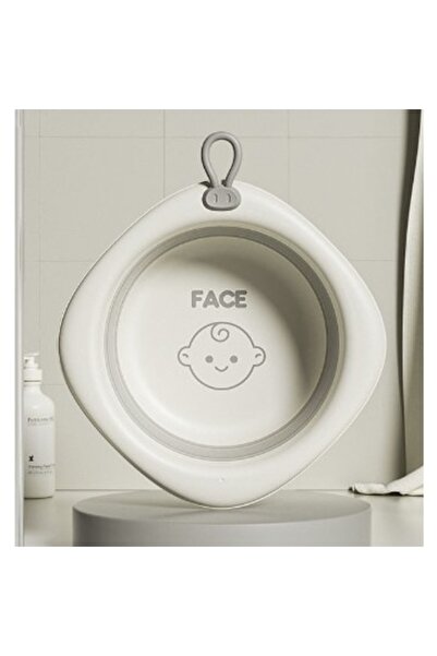 Avaleea Foldable Children's BathtubBaby BathtubDiamond Pattern for GirlsGray3...