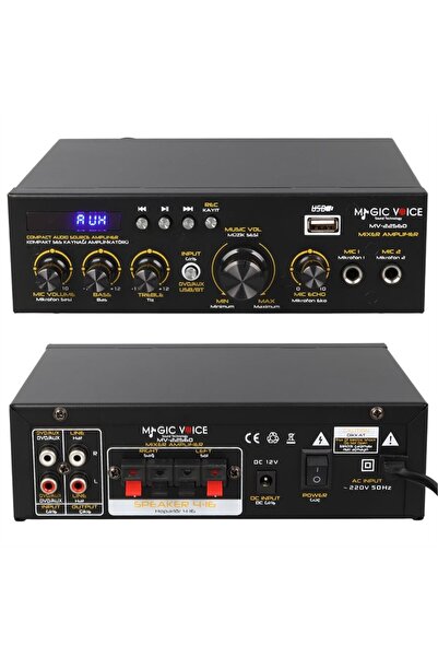 MagicVoice MV-22560 Dijital Karaoke Mikser Amfi