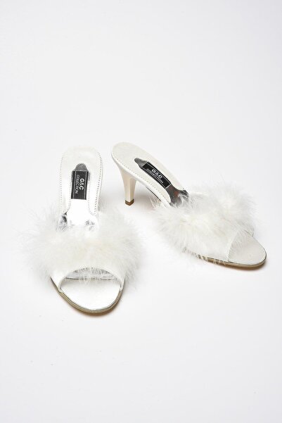 GC Жіночі пухнасті капці на підборах