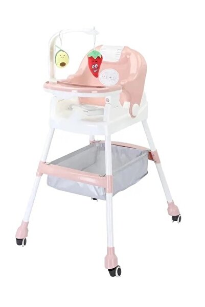 Avaleea Children's Dining ChairMultifunctionalFoldablewith WheelsStorage Bask...