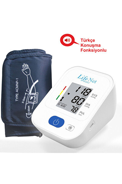 Life Net Medikal Türkçe Konuşan Kol Tipi Dijital Tansiyon Aleti 0031A
