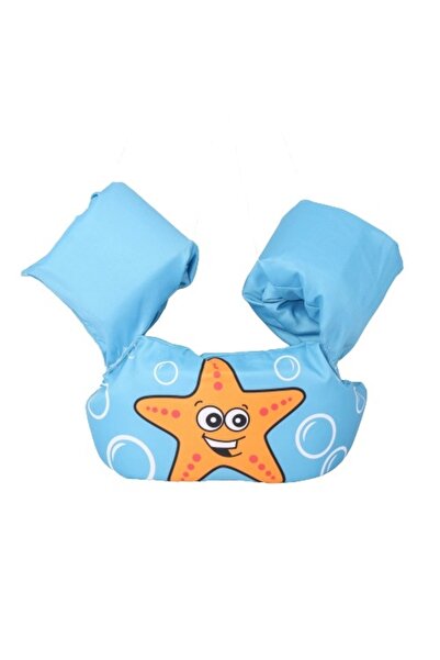 Avaleea Children's life jacket with swimming finsBlueStarfish pattern