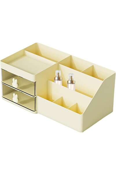 Avaleea Office Storage BoxFor MakeupStationeryCosmetic Organizer2 Drawers and...
