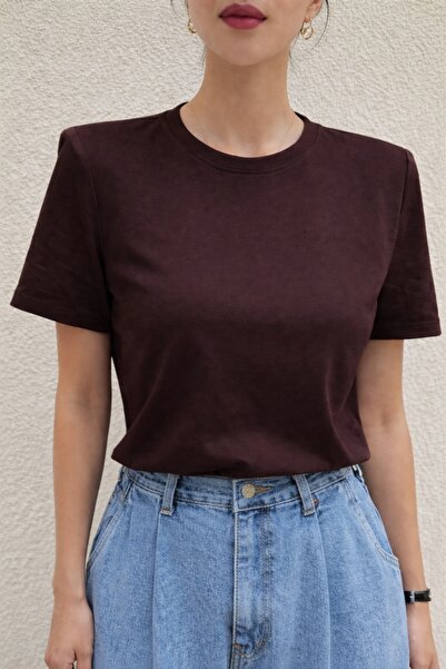 BESTYSO Γυναικείο Με βάτες Ποδηλατικό T-Shirt Βισκόζη από ύφασμα