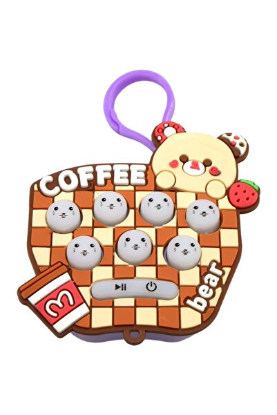 Avaleea Jucărie interactivă Pop It Gopher cu lumini și muzică, breloc, modele...