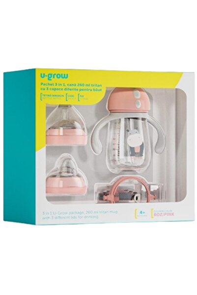 U-Grow Pachet 3 in 1 cana 260 mlroz,