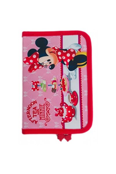 MINNIE School textile pencil case1 compartmentMousePink/Red20 cm
