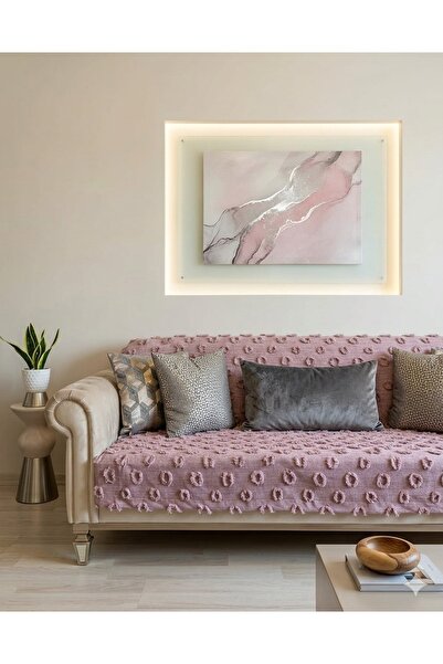 d'niss home touch of nature in your home Κάλυμμα Καναπέ Πονπόν Δαμασκηνί 180 ...