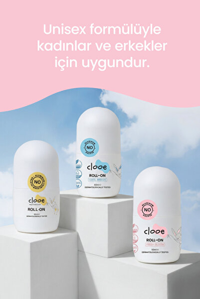 clooe Ferahlatıcı Deodorant Roll On Seti - Lekesiz, Fresh, Gözenek Kapatmaz, ...