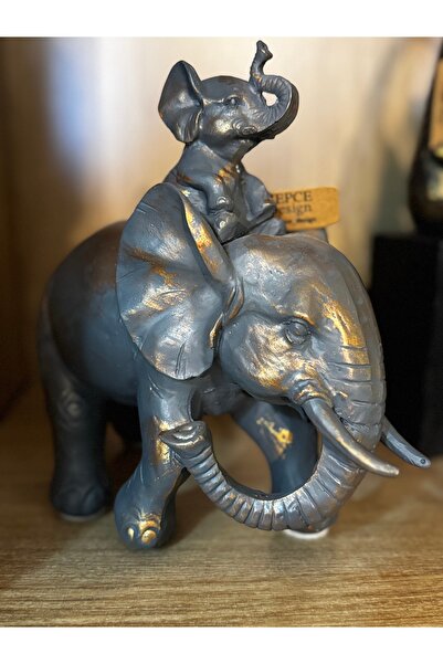 zepce design Dekoratif Yavrulu Fil