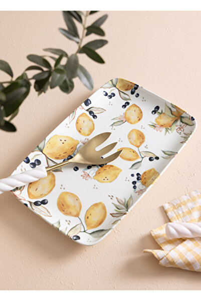 The Mia طبق تقديم مستطيل الشكل ليمونتشيلو 33×21 سم LMN025