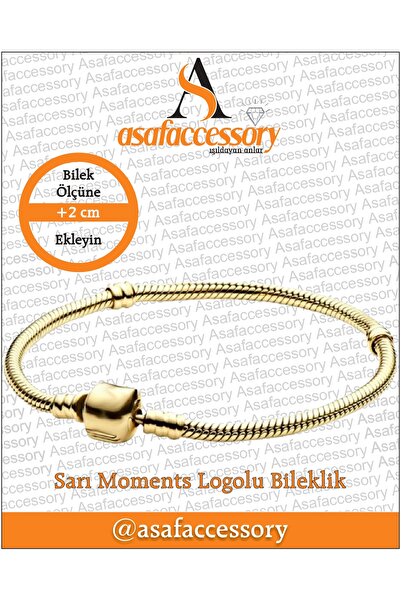 asaf Gold Color Charm Attachable Bracelet |   Asaf Accessory