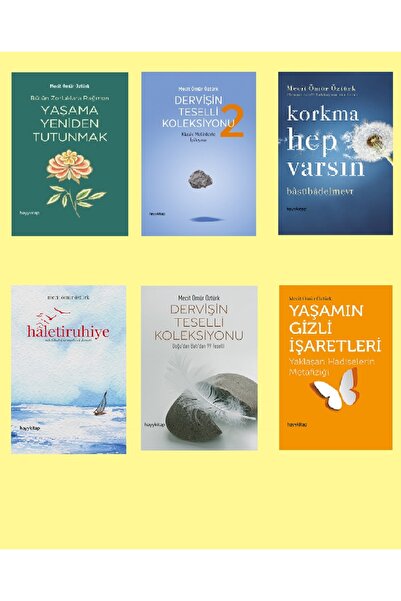hayykitap Mecit Ömür Öztürk 6 lı Set/Derviş 1-2-Haletiruhiye-Korkma H. V.-Yaş...