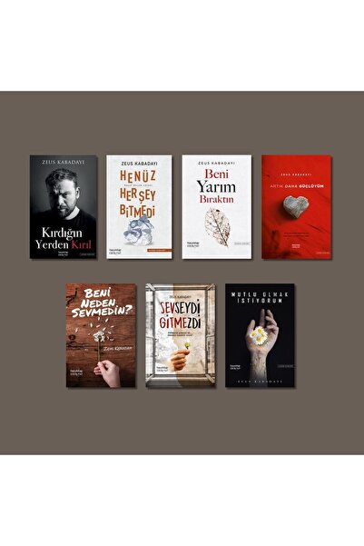 hayykitap ZEUS 7lİ SET/BENİ N.SEV.-SEVSEYDİ G.-MUTLU O.-ARTIK D. GÜÇL.-BENİ Y...