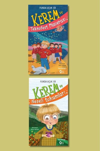 hayykitap Funda Uçuk Er 2 Li Set / KEREM VE NEŞELİ TOHUMLARI - KEREM VE TEKNO...