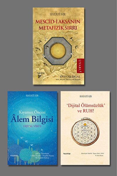 hayykitap Hayati Sır 3 Lü Set/kıyamet Öncesi - Mescid-i Aksâ’nın Metafizik Sı...