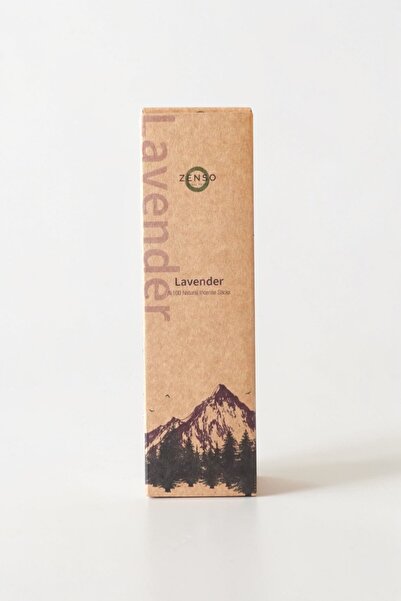 Zenso Doğal Tütsü %100 Doğal Tütsü Lavanta | El Yapımı Yerli Üretim | 25'li Kutu