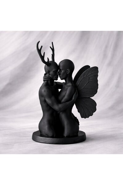 Homentum Sculptură decorativă Onda – siluete contrastante, artă modernă