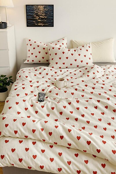 Sheri Home Basic Kolay Ütülenir Çift Kişilik 2 Yastıklı Nevresim Seti 200 X 2...
